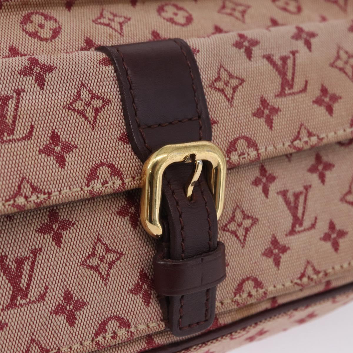 LOUIS VUITTON Monogram Mini Juliet MM Shoulder Bag Red M92219 LV Auth am12469