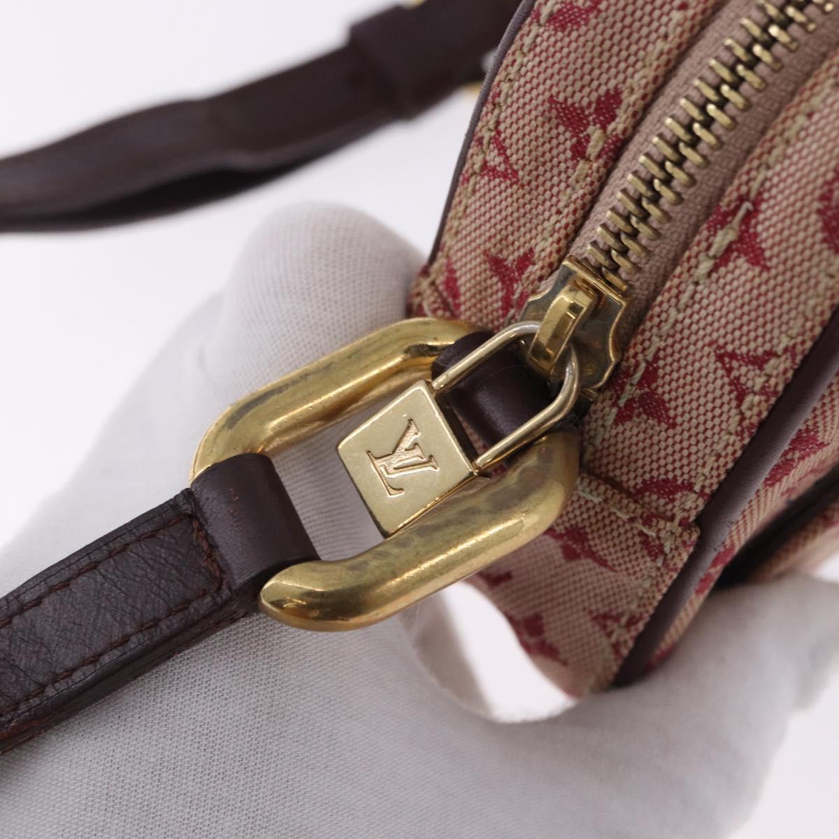 LOUIS VUITTON Monogram Mini Juliet MM Shoulder Bag Red M92219 LV Auth am12469