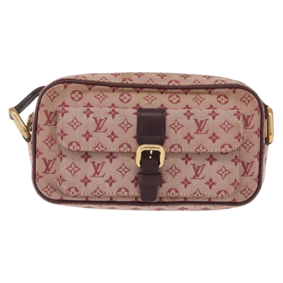 LOUIS VUITTON Monogram Mini Juliet MM Shoulder Bag Red M92219 LV Auth am12469