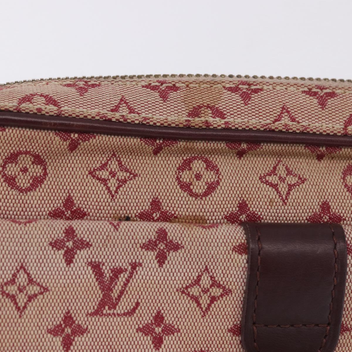 LOUIS VUITTON Monogram Mini Juliet MM Shoulder Bag Red M92219 LV Auth am12469