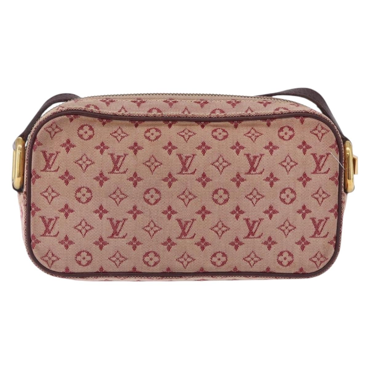 LOUIS VUITTON Monogram Mini Juliet MM Shoulder Bag Red M92219 LV Auth am12469