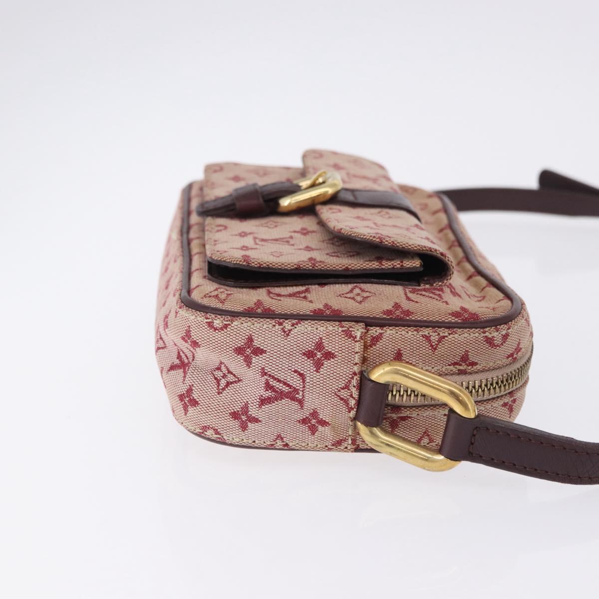 LOUIS VUITTON Monogram Mini Juliet MM Shoulder Bag Red M92219 LV Auth am12469