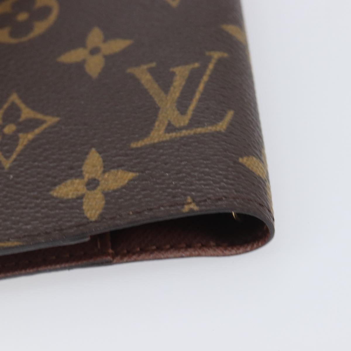 LOUIS VUITTON Monogram Agenda PM Day Planner Cover R20005 LV Auth am12476V