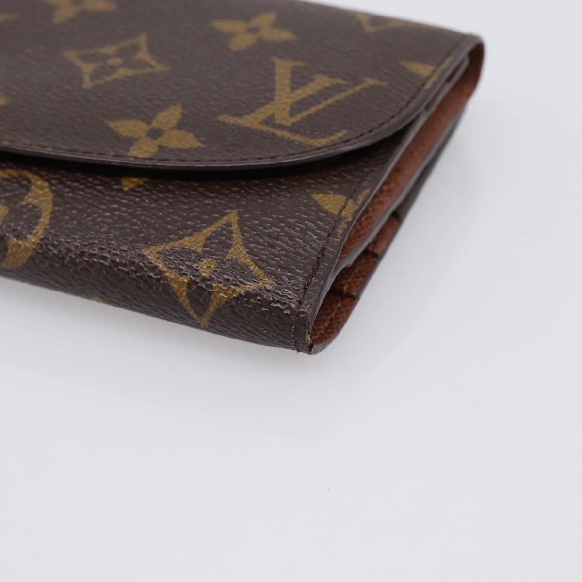 LOUIS VUITTON Monogram Portefeuille Louise Long Wallet M60460 LV Auth am12490V