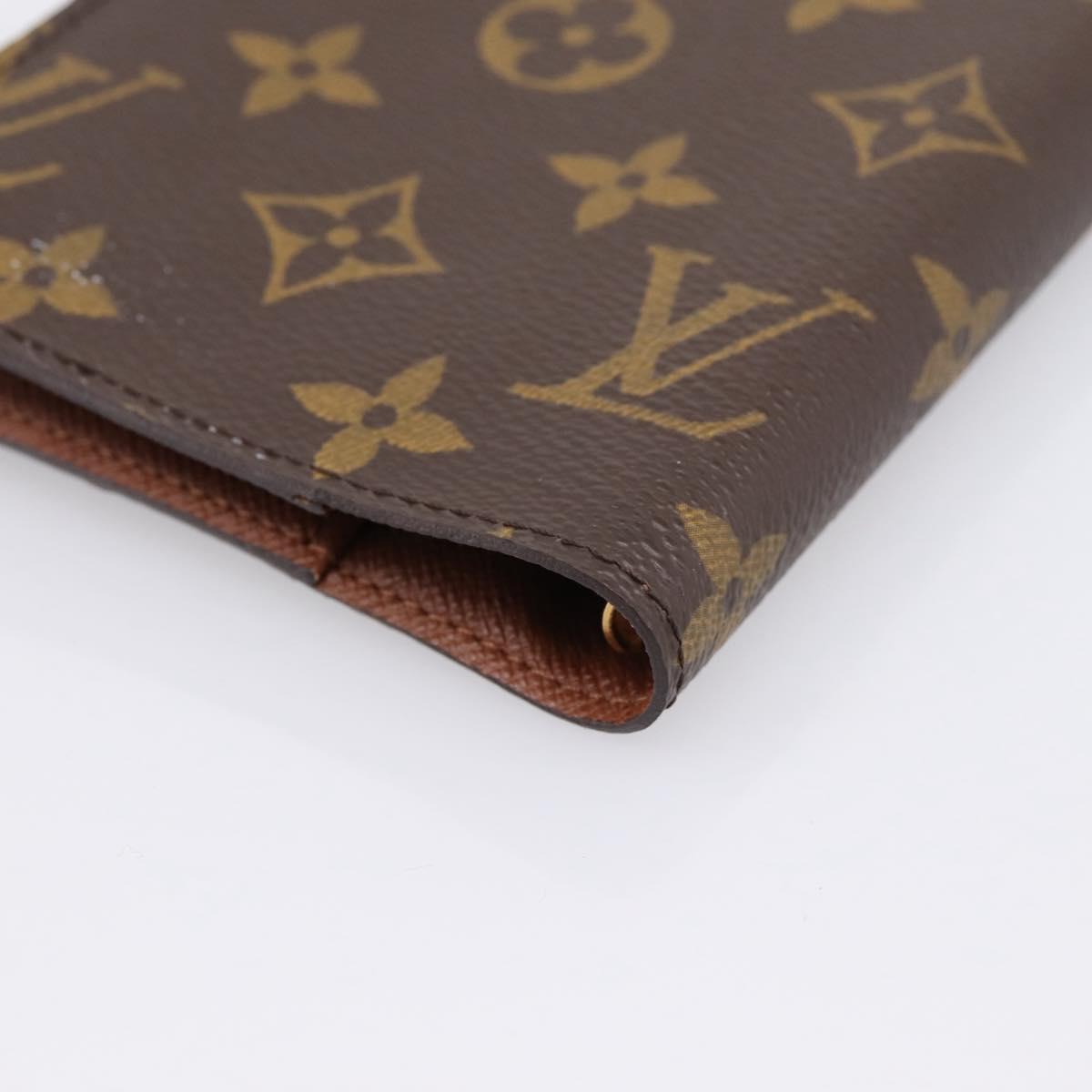 LOUIS VUITTON Monogram Agenda PM Day Planner Cover R20005 LV Auth am12492V
