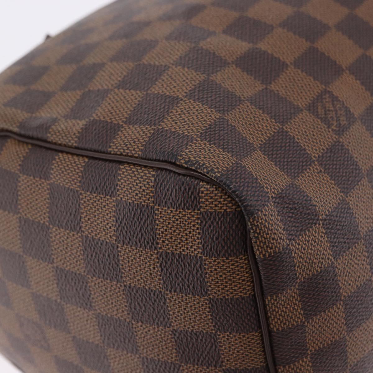 LOUIS VUITTON Damier Ebene Speedy 30 Hand Bag N41364 LV Auth am12493V