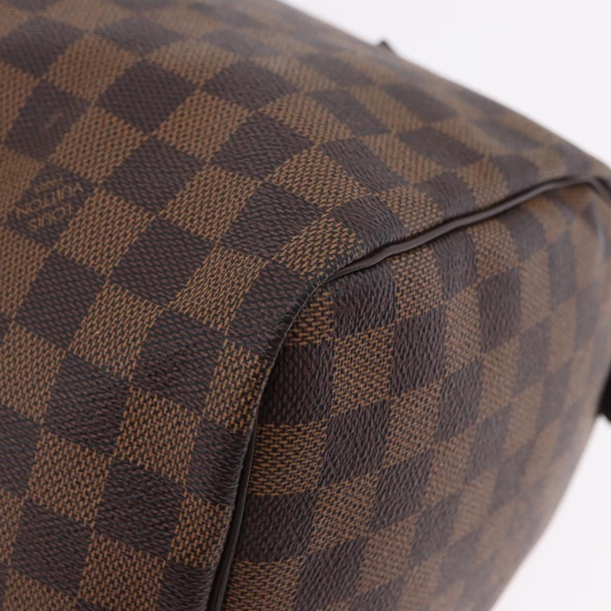 LOUIS VUITTON Damier Ebene Speedy 30 Hand Bag N41364 LV Auth am12493V