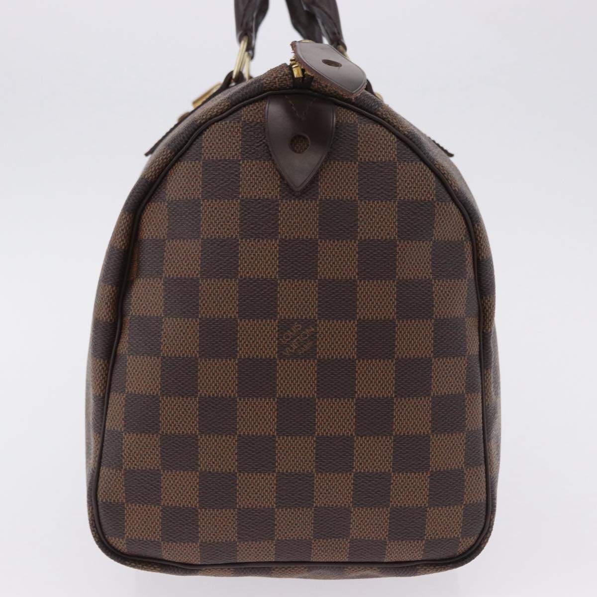 LOUIS VUITTON Damier Ebene Speedy 30 Hand Bag N41364 LV Auth am12493V