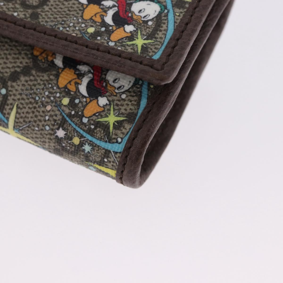 GUCCI × Disney Donald Duck GG Supreme Air Pods Case PVC 647930 Auth am12498M