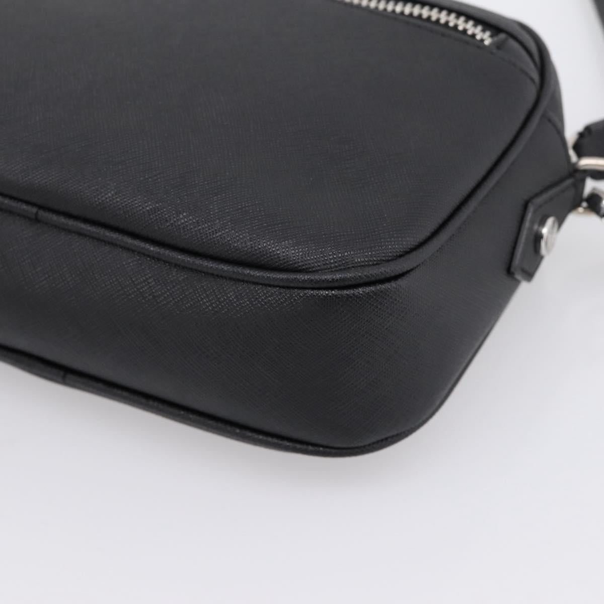Vivienne Westwood Shoulder Bag PVC Black Silver Auth am12513V