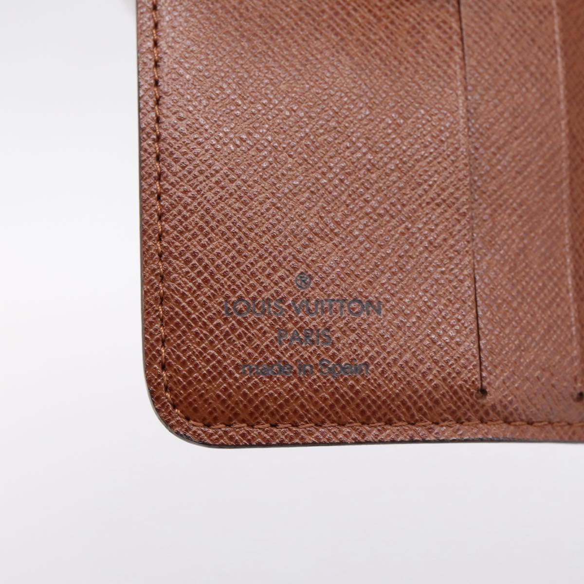 LOUIS VUITTON Monogram Compact Zip Wallet M61667 LV Auth am12518V
