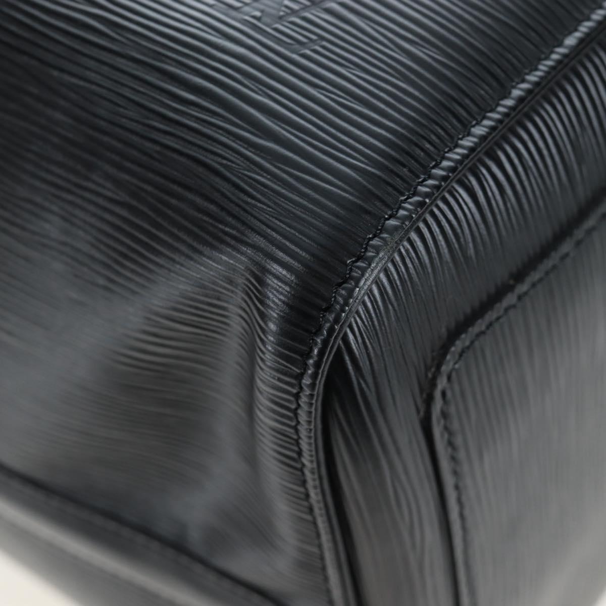 LOUIS VUITTON Epi Keepall 45 Boston Bag Black M42972 LV Auth am12520SAV