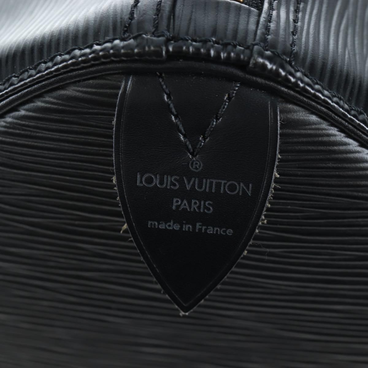 LOUIS VUITTON Epi Keepall 45 Boston Bag Black M42972 LV Auth am12520SAV