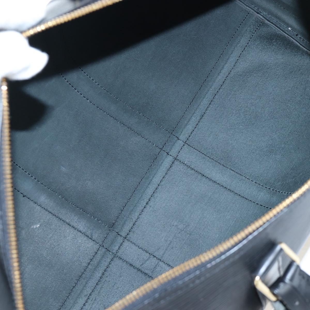 LOUIS VUITTON Epi Keepall 45 Boston Bag Black M42972 LV Auth am12520SAV
