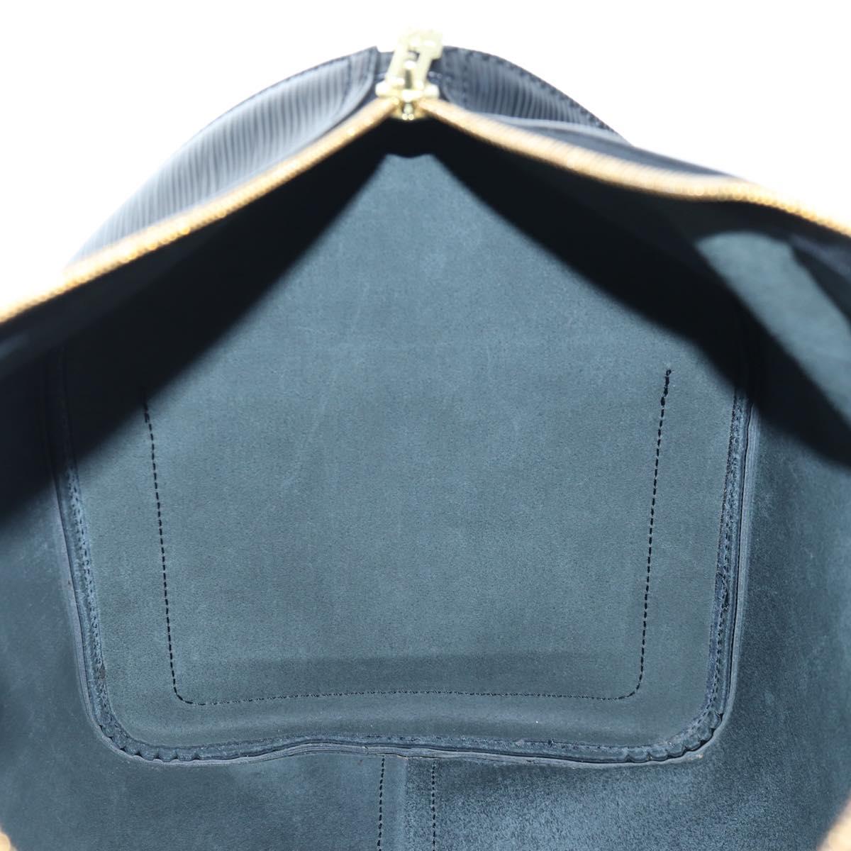 LOUIS VUITTON Epi Keepall 45 Boston Bag Black M42972 LV Auth am12520SAV