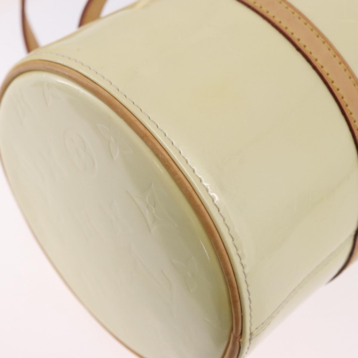 LOUIS VUITTON Monogram Vernis Bedford Hand Bag Perle M91006 LV Auth am12522V
