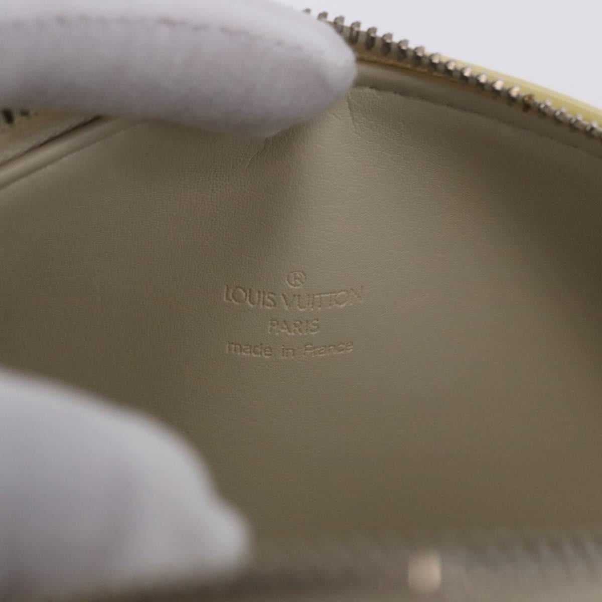 LOUIS VUITTON Monogram Vernis Bedford Hand Bag Perle M91006 LV Auth am12522V
