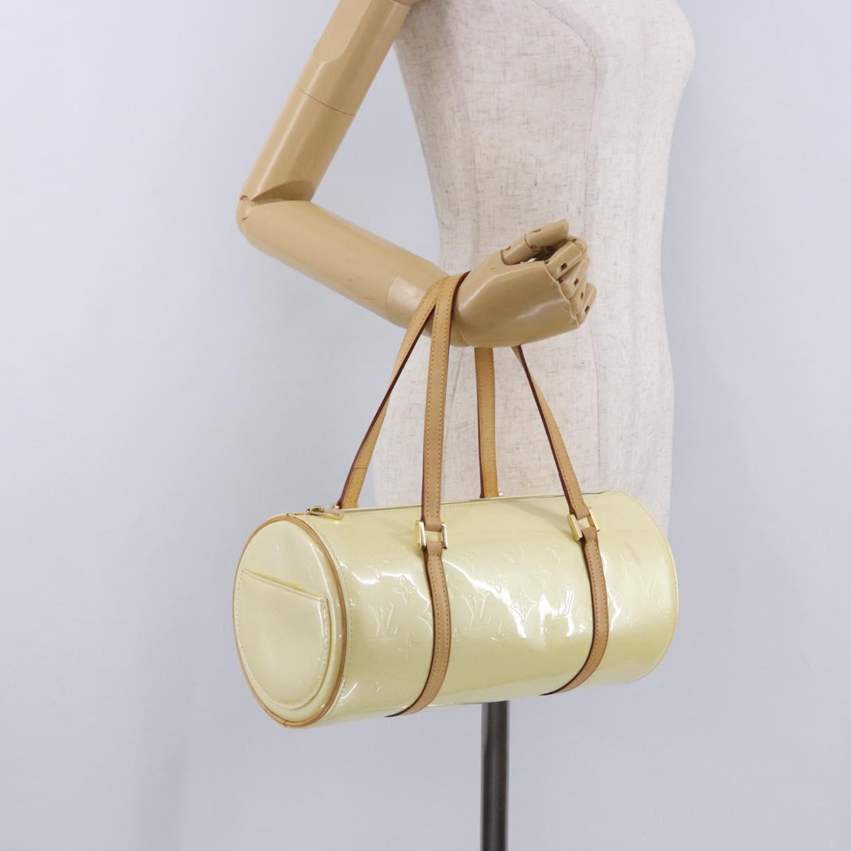 LOUIS VUITTON Monogram Vernis Bedford Hand Bag Perle M91006 LV Auth am12522V