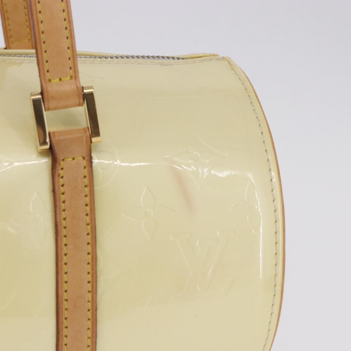 LOUIS VUITTON Monogram Vernis Bedford Hand Bag Perle M91006 LV Auth am12522V