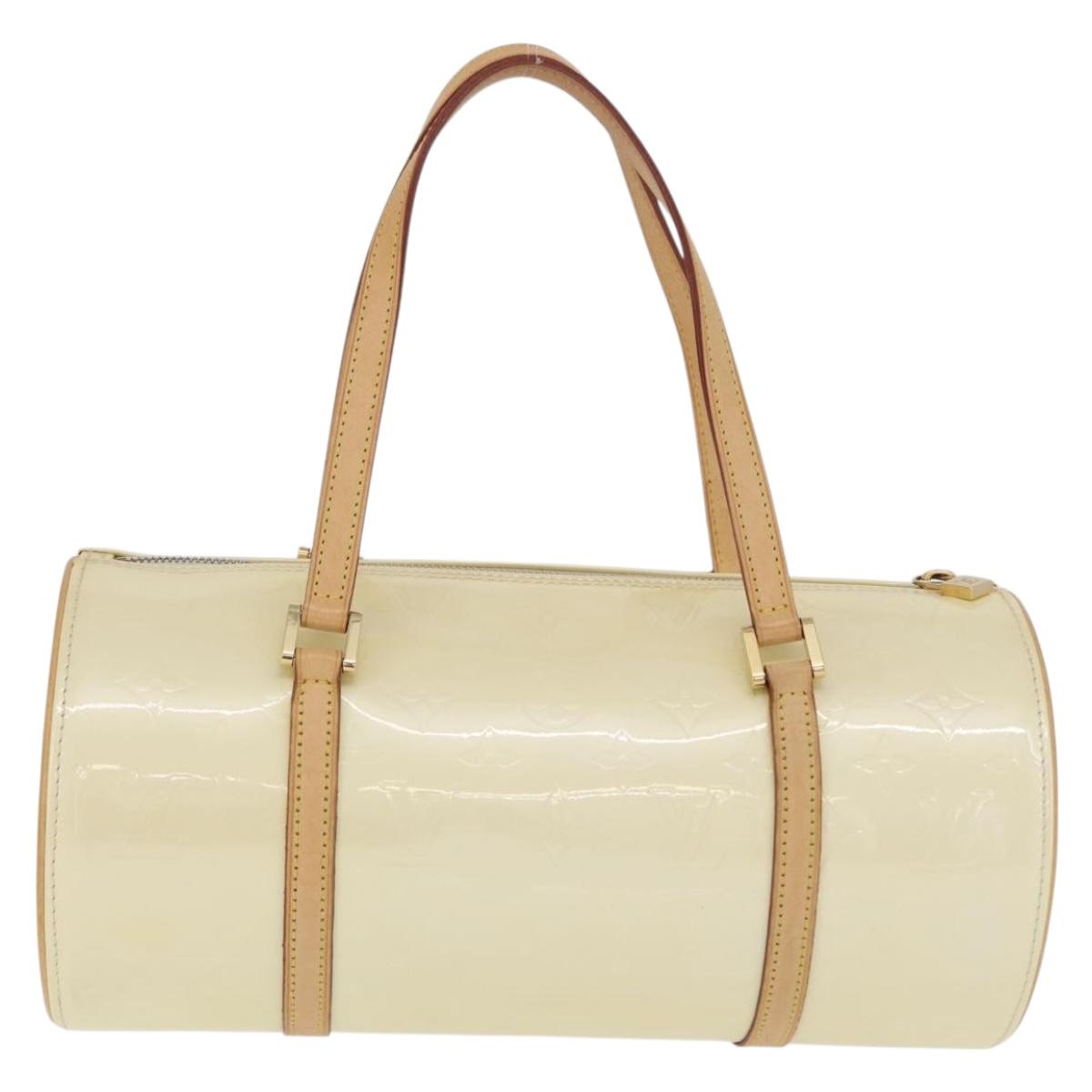 LOUIS VUITTON Monogram Vernis Bedford Hand Bag Perle M91006 LV Auth am12522V