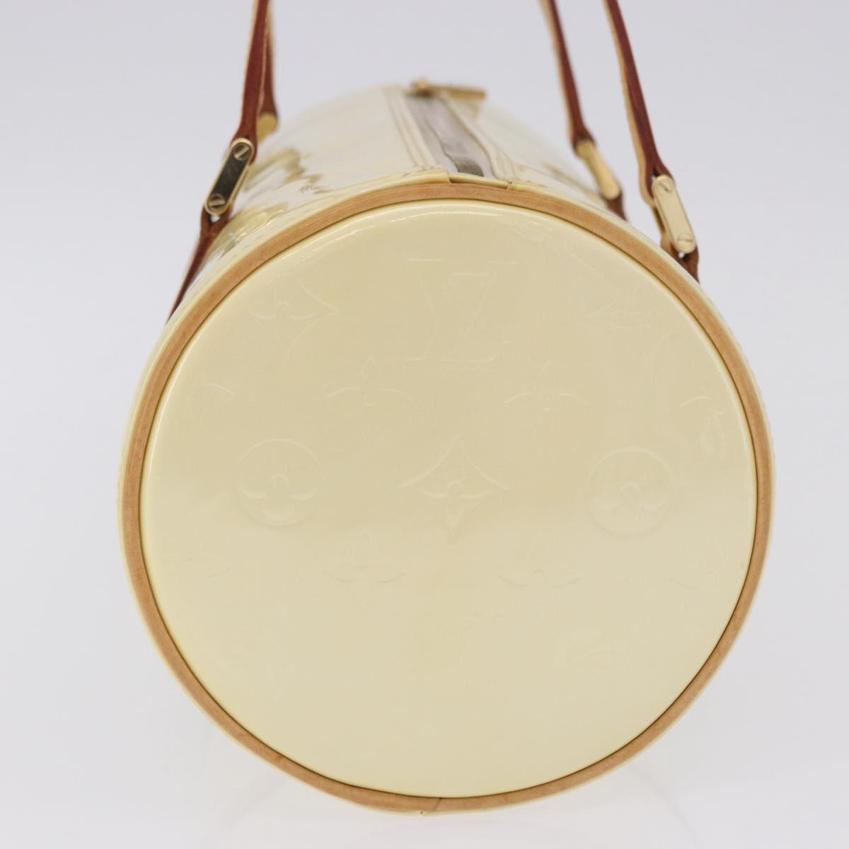 LOUIS VUITTON Monogram Vernis Bedford Hand Bag Perle M91006 LV Auth am12522V