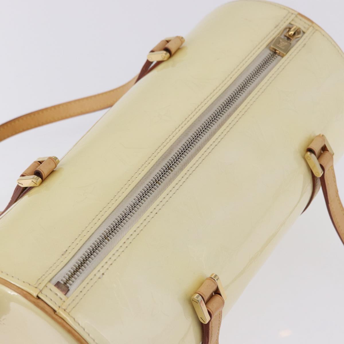 LOUIS VUITTON Monogram Vernis Bedford Hand Bag Perle M91006 LV Auth am12522V