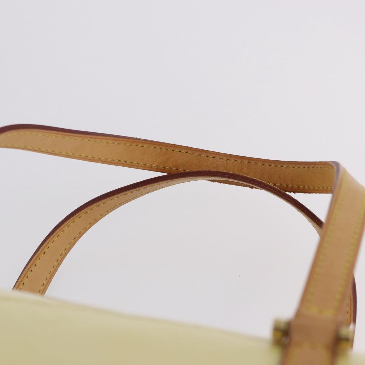 LOUIS VUITTON Monogram Vernis Bedford Hand Bag Perle M91006 LV Auth am12522V