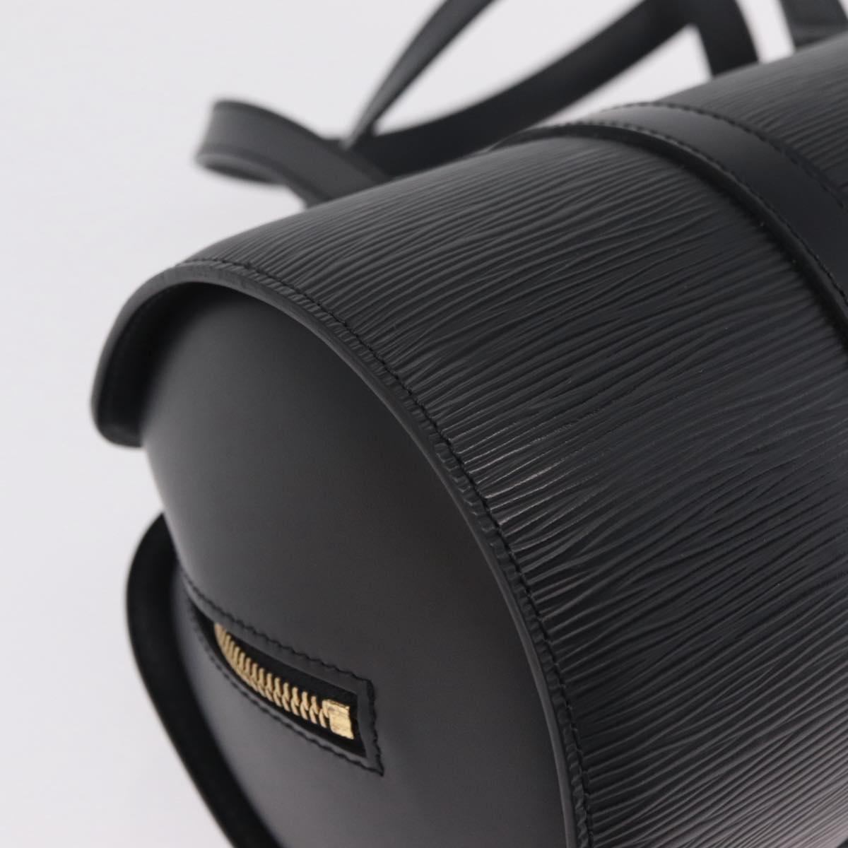 LOUIS VUITTON Epi Soufflot Hand Bag Black M52222 LV Auth am12523V