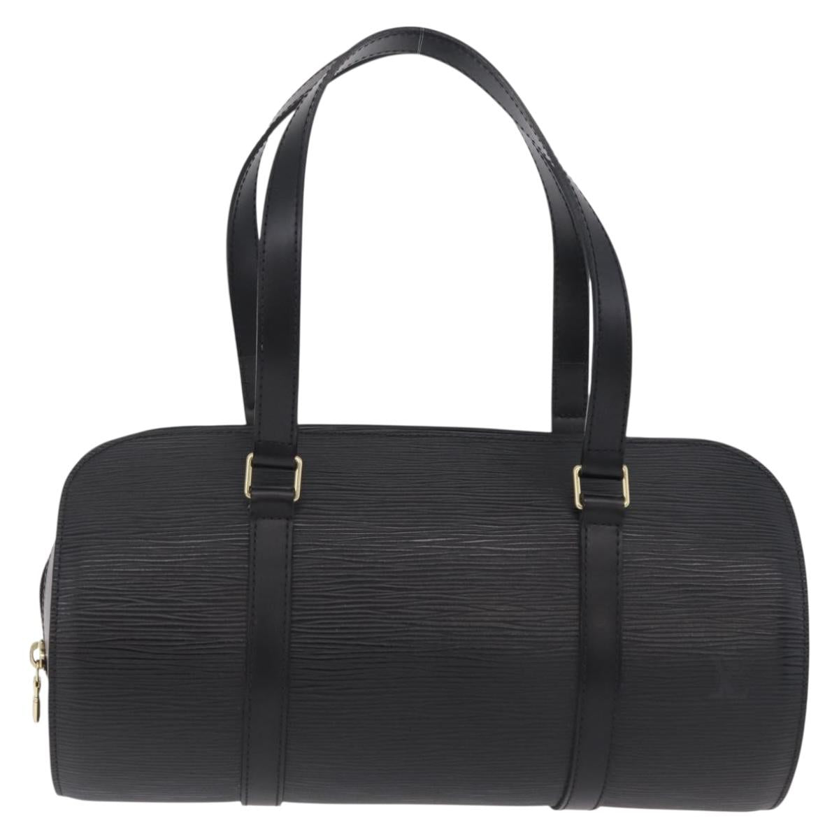 LOUIS VUITTON Epi Soufflot Hand Bag Black M52222 LV Auth am12523V