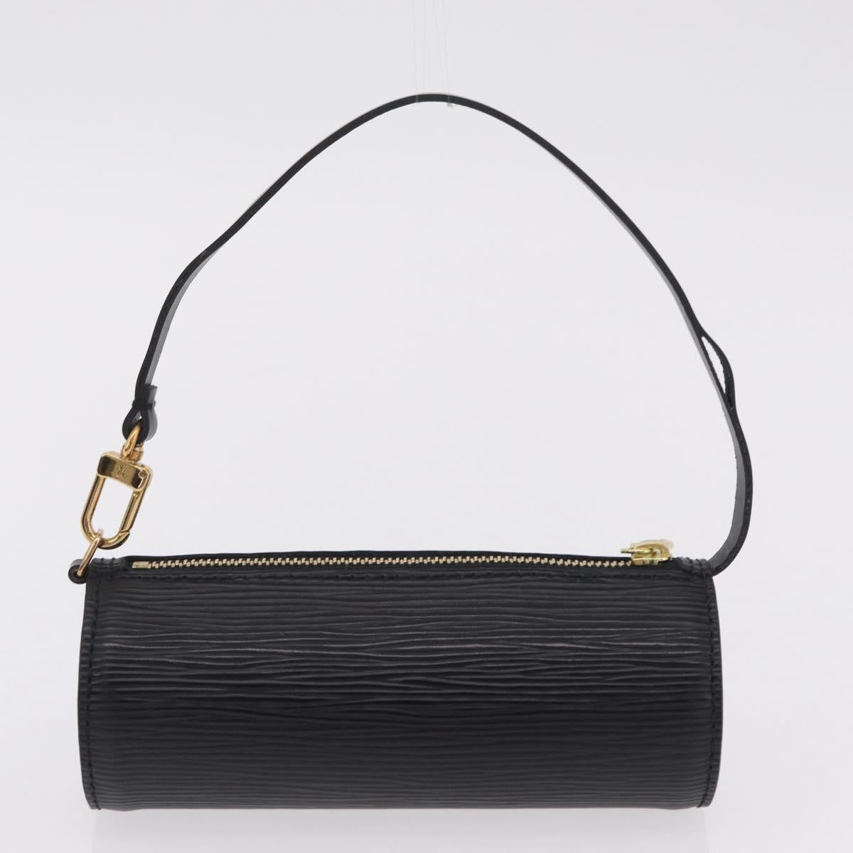 LOUIS VUITTON Epi Soufflot Hand Bag Black M52222 LV Auth am12523V