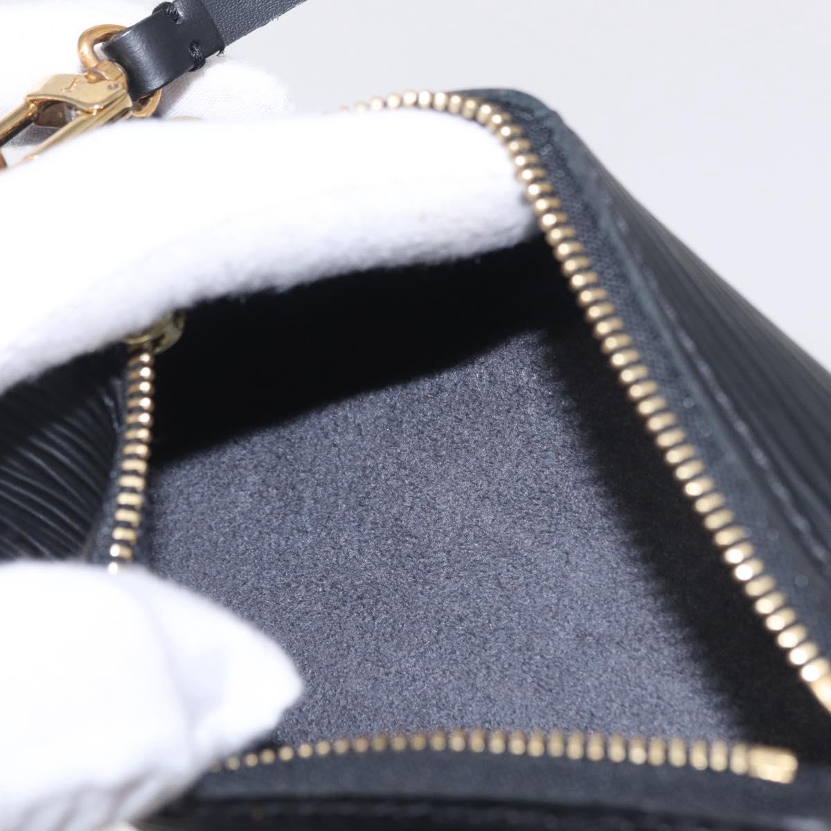 LOUIS VUITTON Epi Soufflot Hand Bag Black M52222 LV Auth am12523V