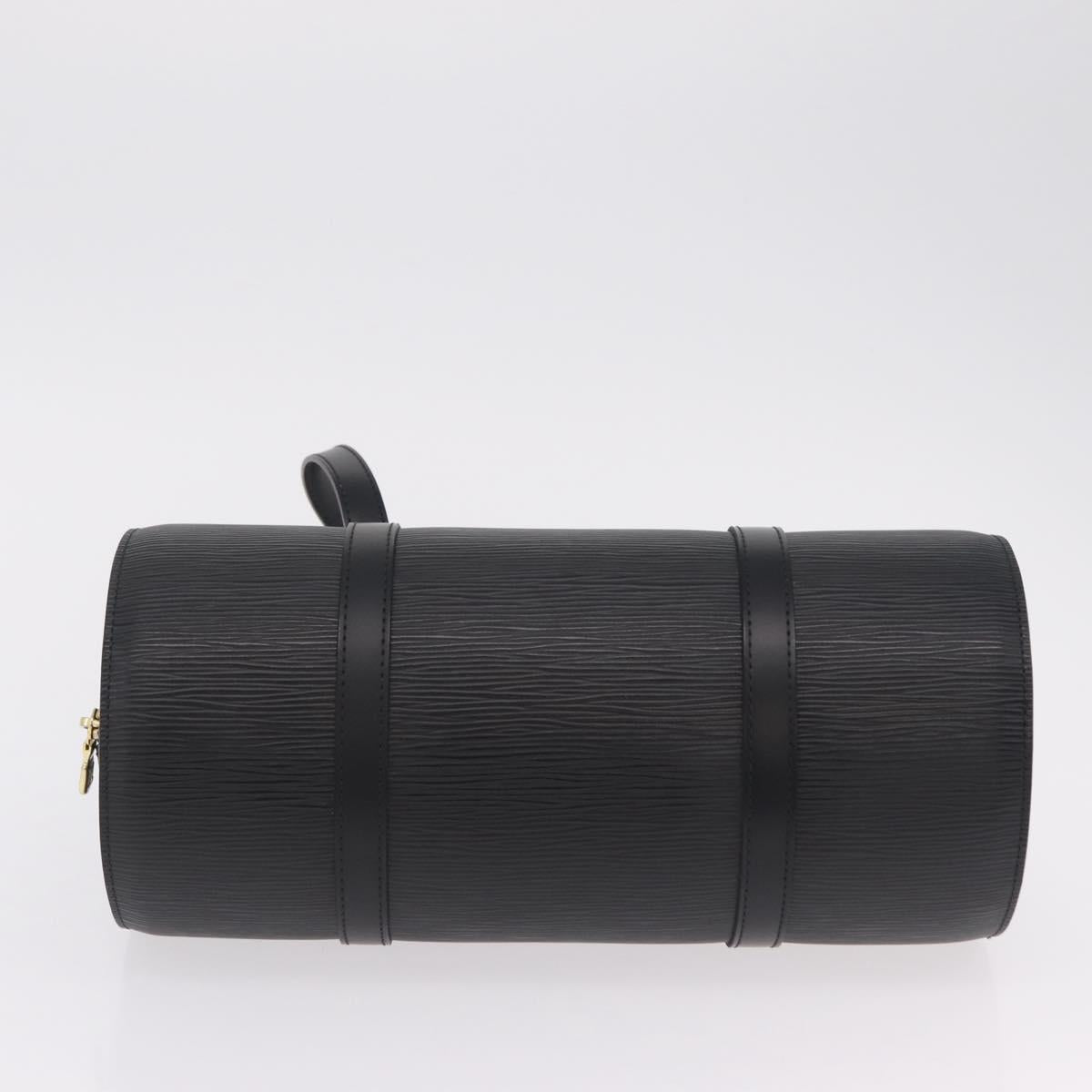 LOUIS VUITTON Epi Soufflot Hand Bag Black M52222 LV Auth am12523V
