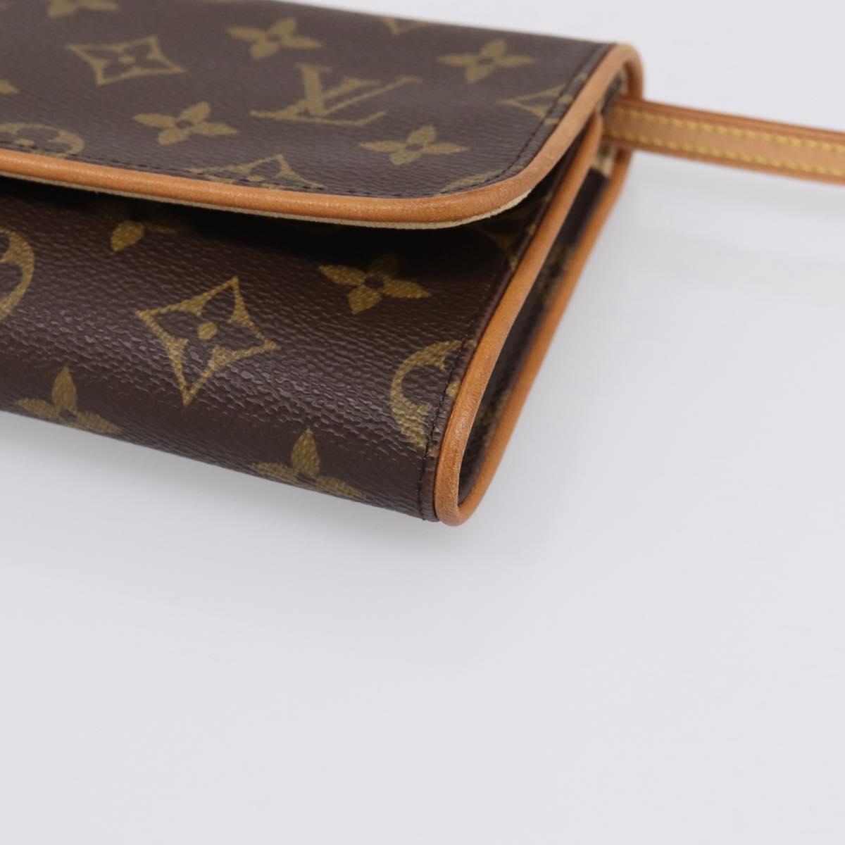 LOUIS VUITTON Monogram Pochette Twin GM Shoulder Bag M51852 LV Auth am12527V