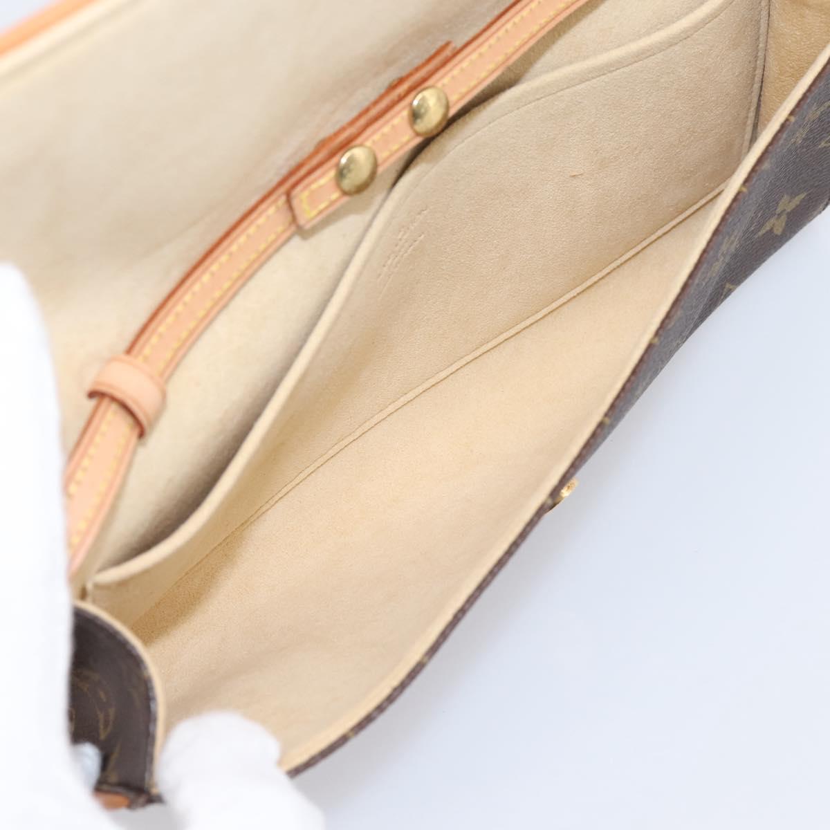 LOUIS VUITTON Monogram Pochette Twin GM Shoulder Bag M51852 LV Auth am12527V