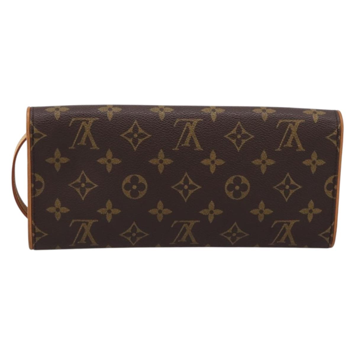 LOUIS VUITTON Monogram Pochette Twin GM Shoulder Bag M51852 LV Auth am12527V
