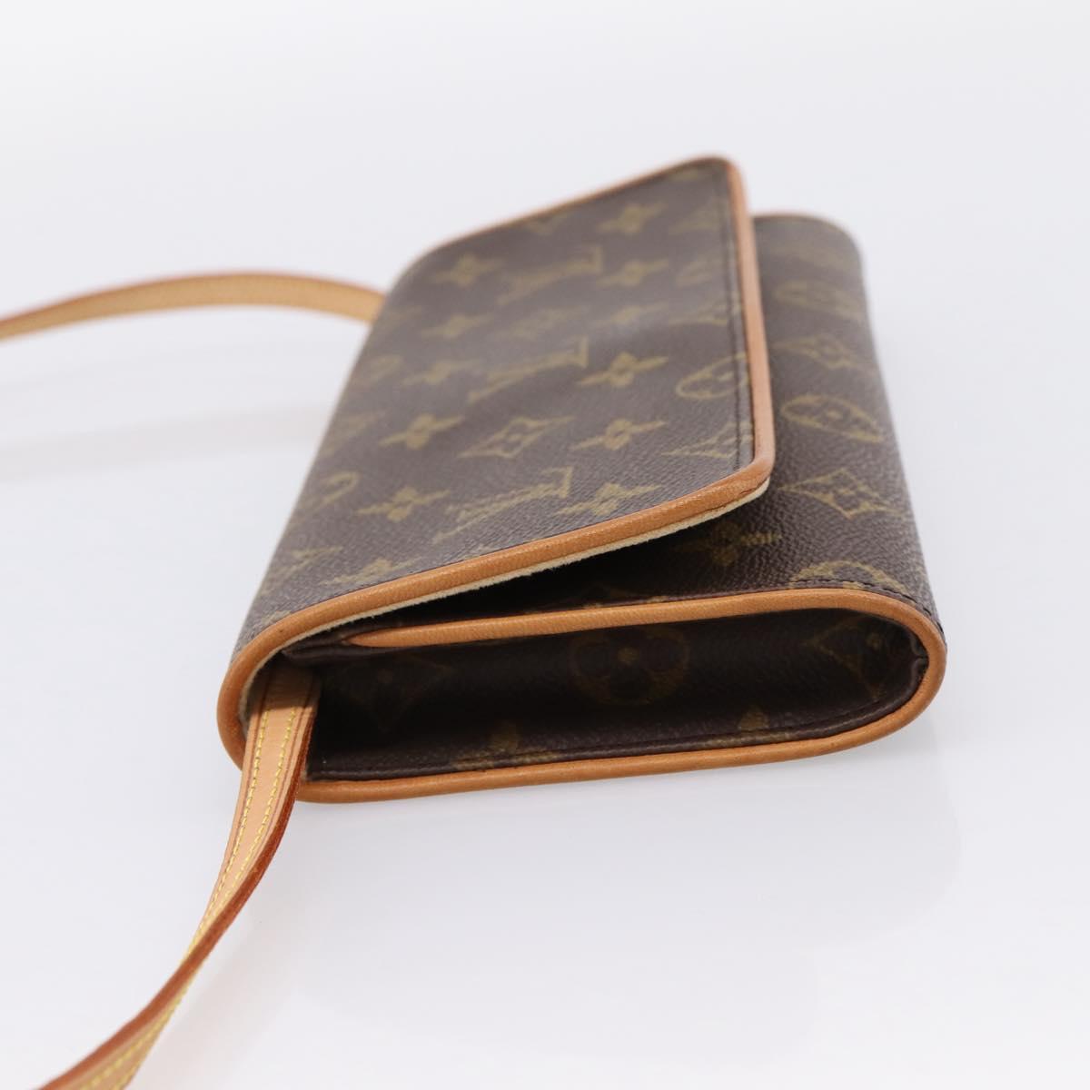 LOUIS VUITTON Monogram Pochette Twin GM Shoulder Bag M51852 LV Auth am12527V