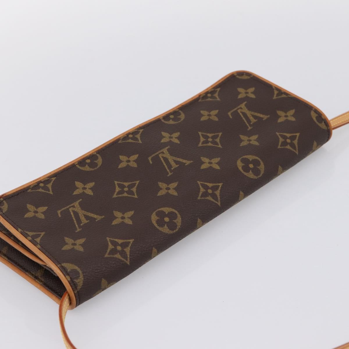 LOUIS VUITTON Monogram Pochette Twin GM Shoulder Bag M51852 LV Auth am12527V