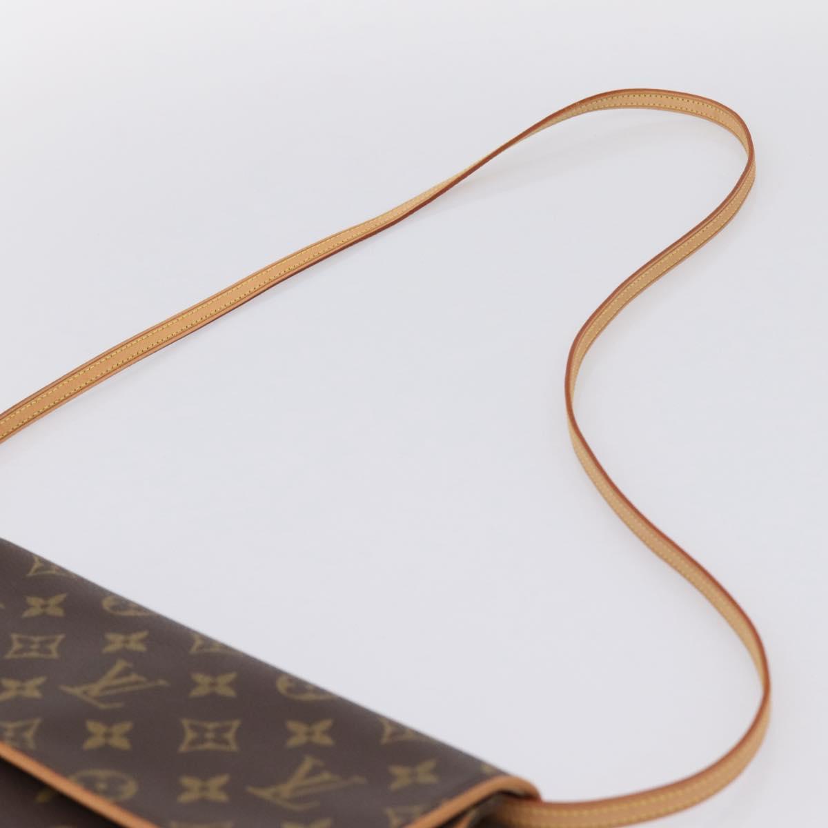 LOUIS VUITTON Monogram Pochette Twin GM Shoulder Bag M51852 LV Auth am12527V