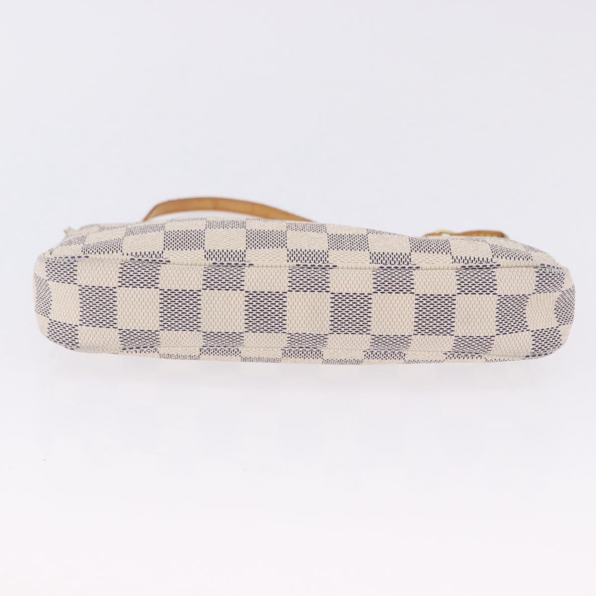 LOUIS VUITTON Damier Azur Pochette Accessoires Pouch N41207 LV Auth am12545A