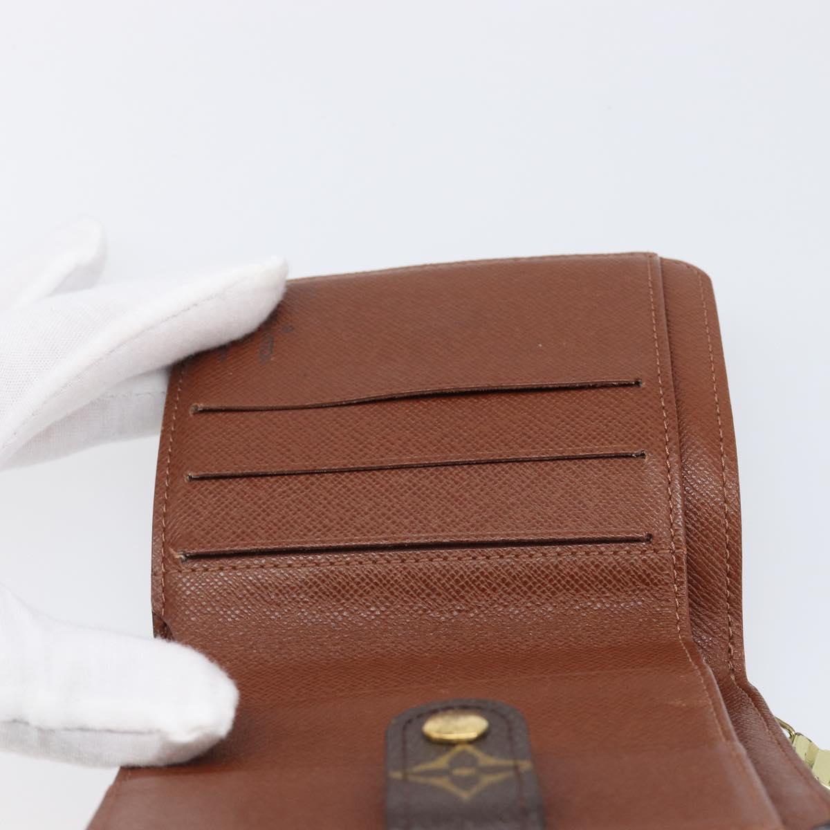LOUIS VUITTON Monogram Compact Zip Wallet M61667 LV Auth am12547V