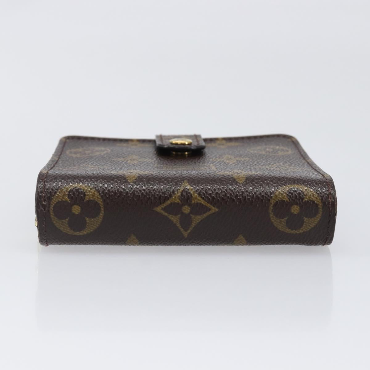 LOUIS VUITTON Monogram Compact Zip Wallet M61667 LV Auth am12547V