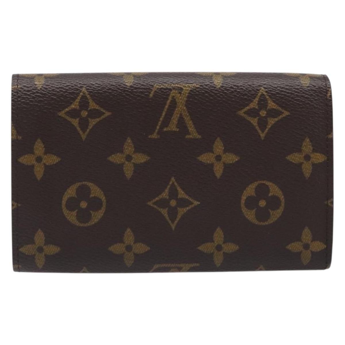 LOUIS VUITTON Porte Monnaie Billets Tresor Wallet M61730 LV Auth am12559V