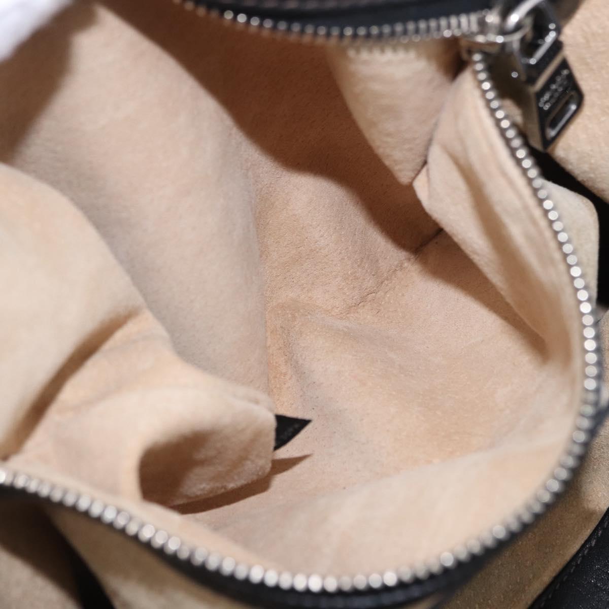 PRADA Shoulder Bag Nylon Leather Khaki Silver BR4549 Auth am12573V
