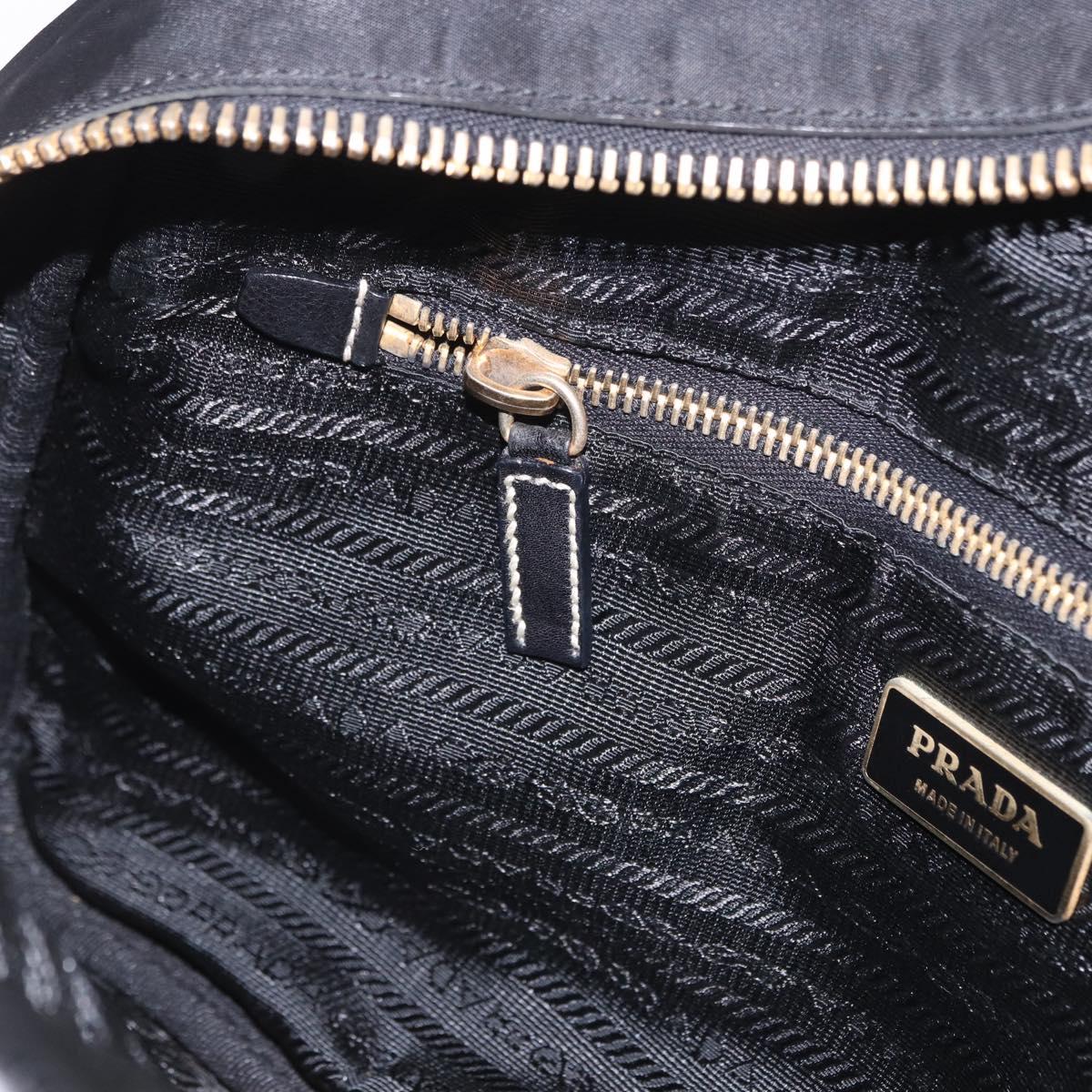 PRADA Venice Tote Bag Nylon Leather Multicolor Gold Auth am12575V