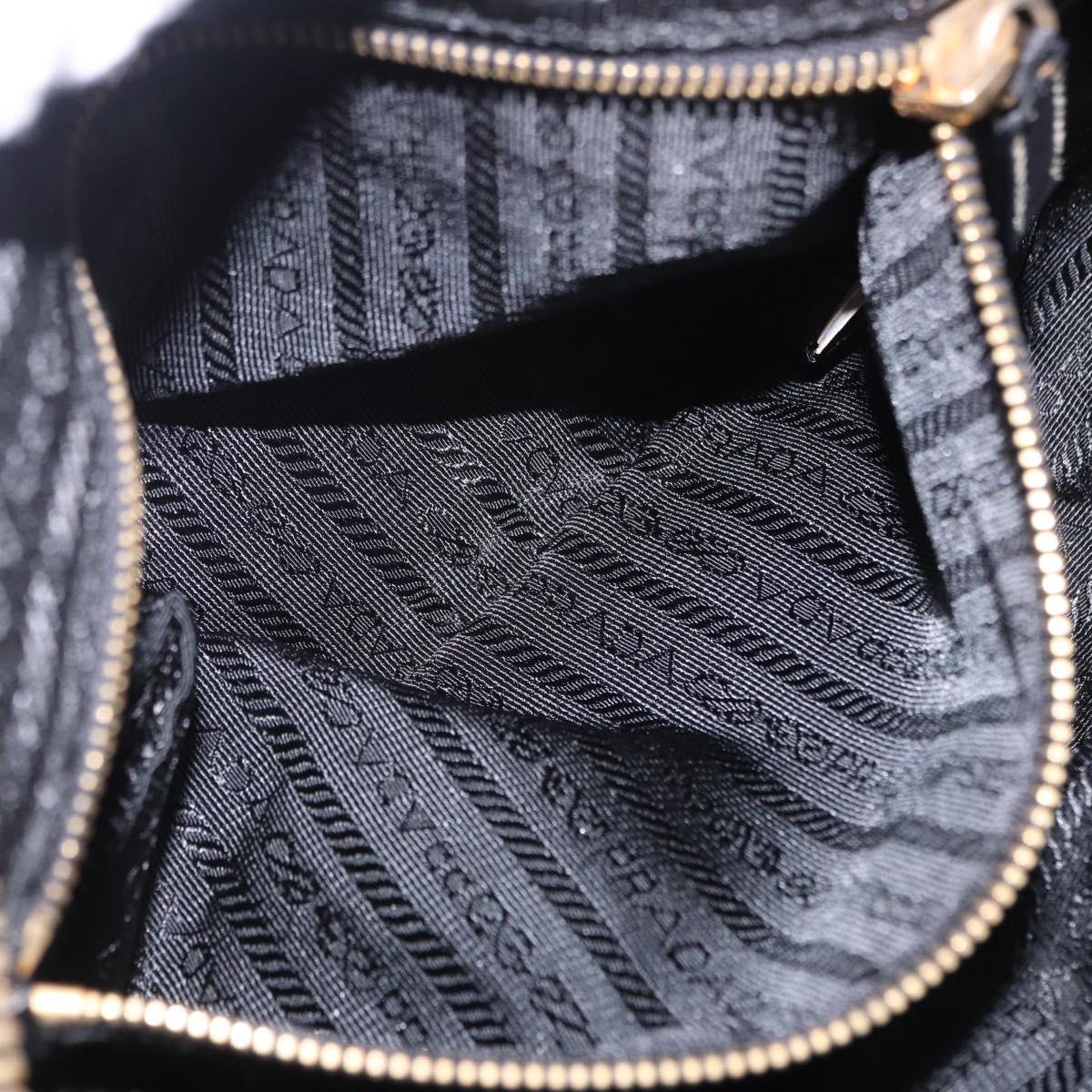 PRADA Venice Tote Bag Nylon Leather Multicolor Gold Auth am12575V