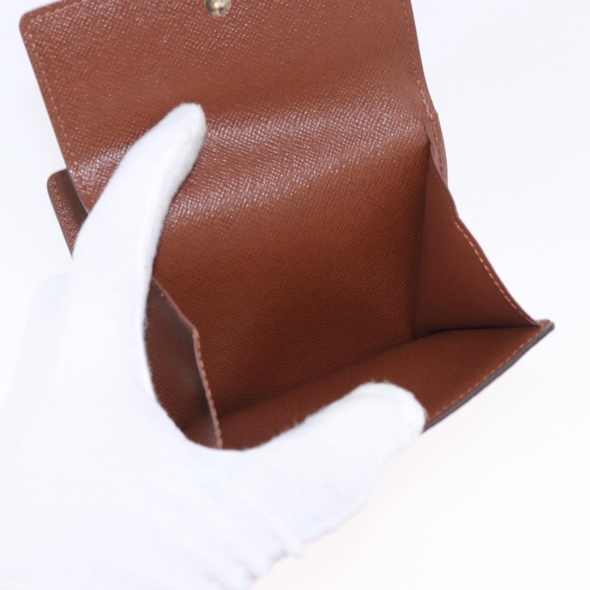 LOUIS VUITTON Monogram Portefeuille Elise Trifold Wallet M61654 LV Auth am12590V