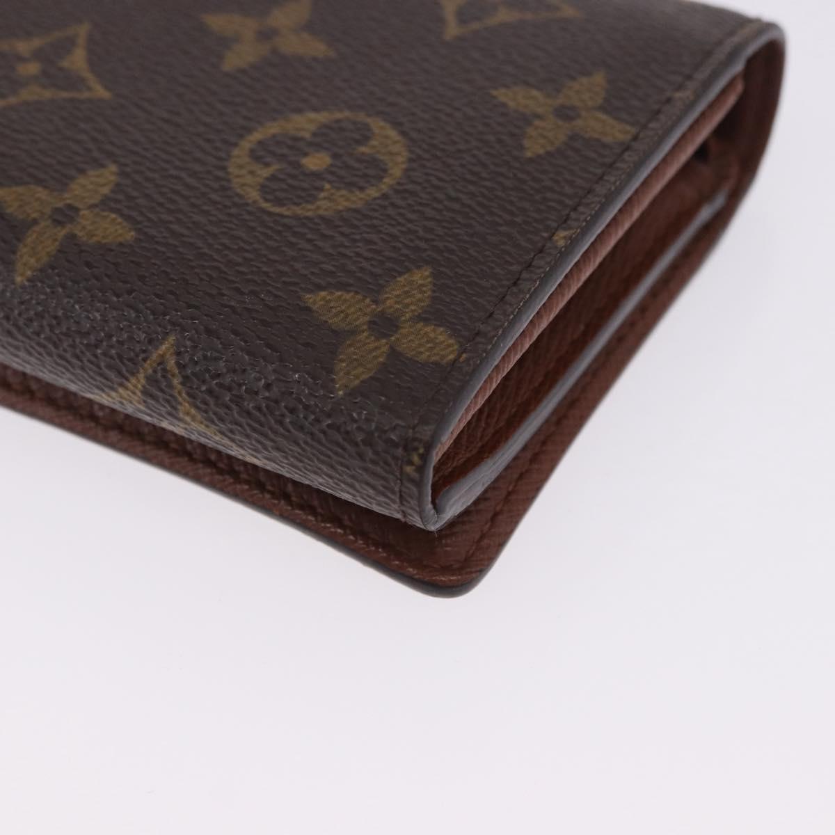 LOUIS VUITTON Porte Monnaie Billets Tresor Wallet M61730 LV Auth am12591V