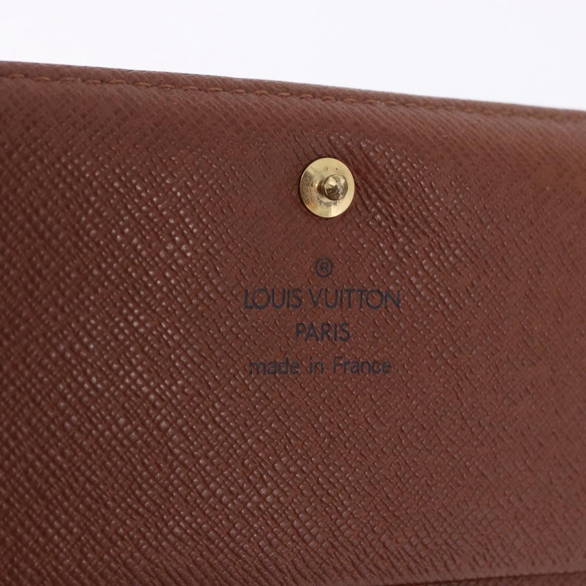 LOUIS VUITTON Porte Monnaie Billets Tresor Wallet M61730 LV Auth am12591V