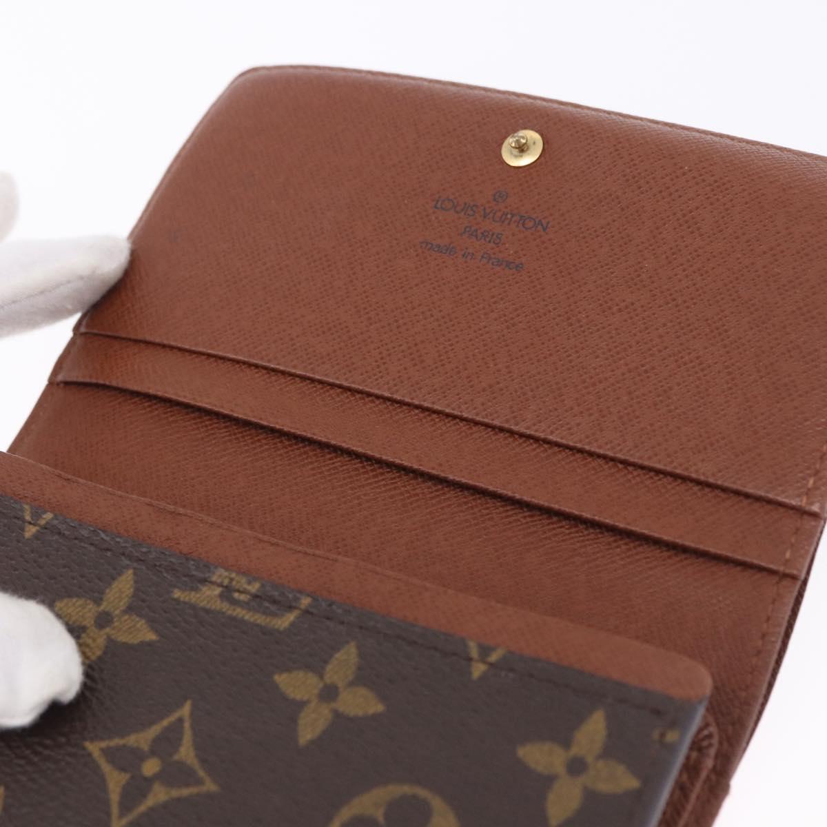 LOUIS VUITTON Porte Monnaie Billets Tresor Wallet M61730 LV Auth am12591V