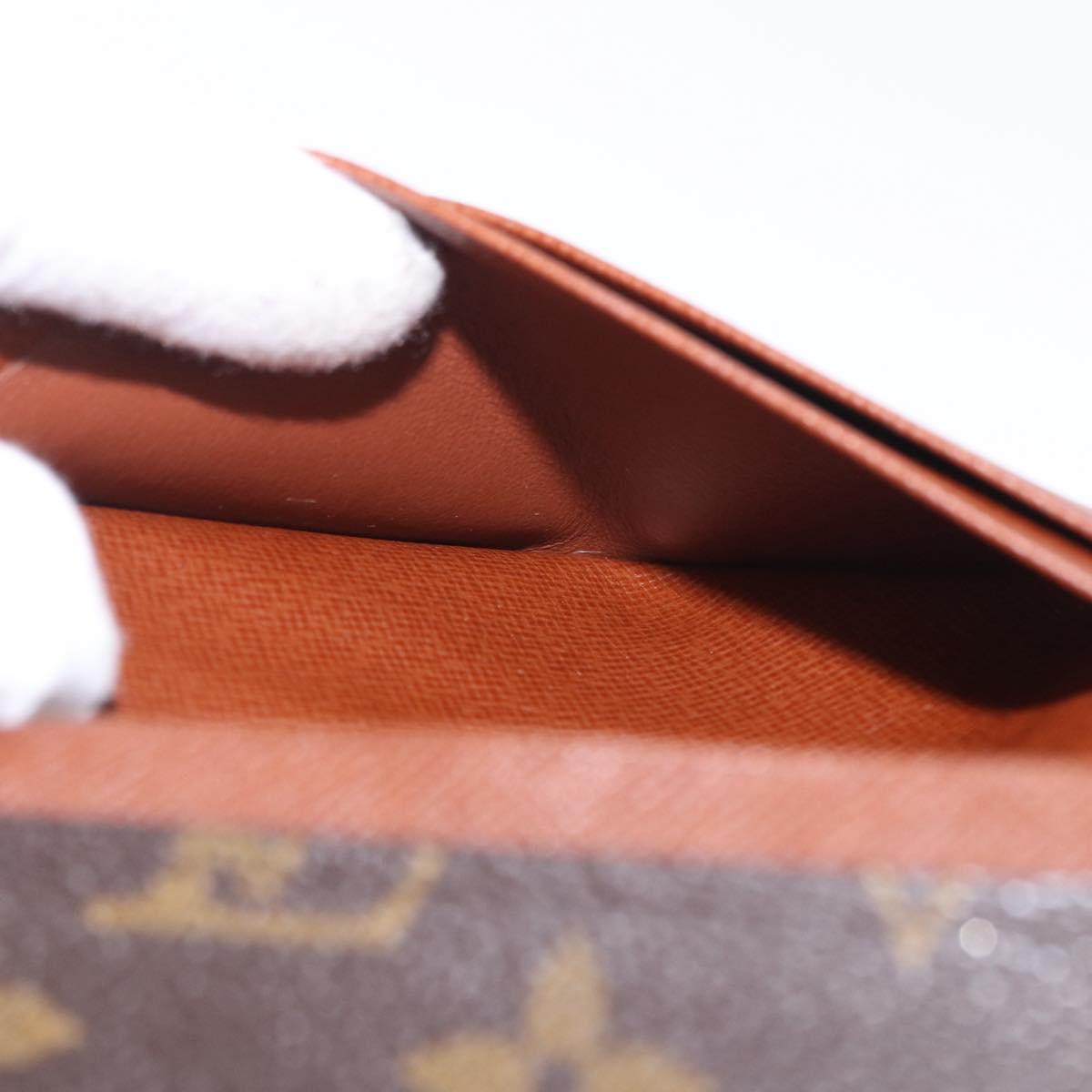 LOUIS VUITTON Porte Monnaie Billets Tresor Wallet M61730 LV Auth am12591V